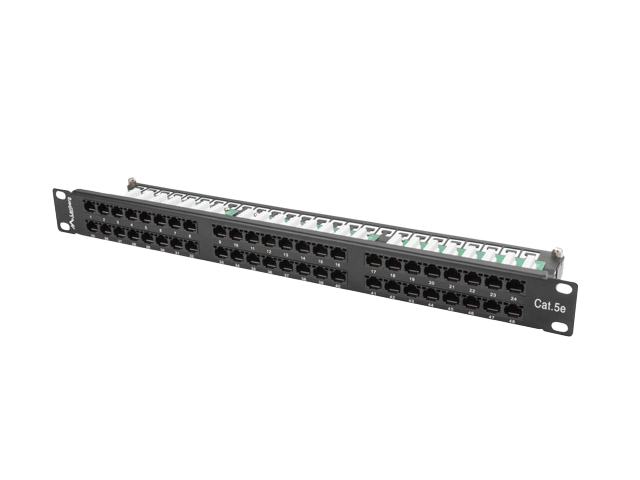 PATCH PANEL 48 PORT KAT.5E 19”