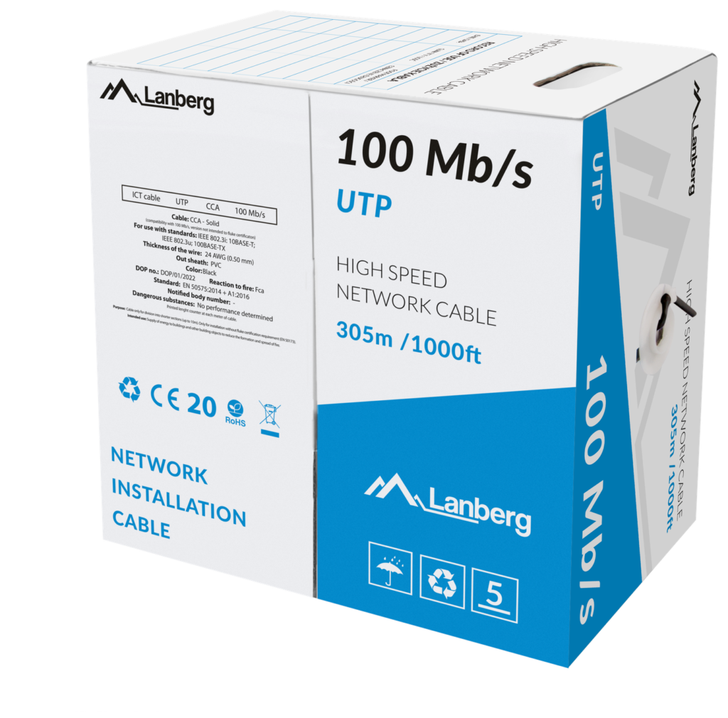 KABEL LAN UTP CCA 1-305m