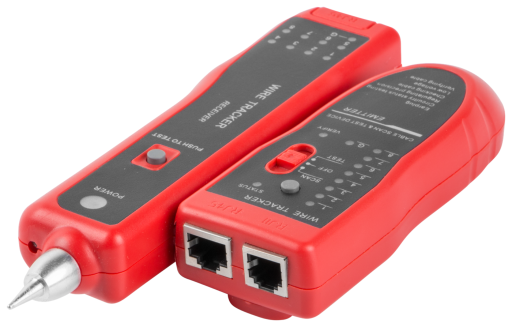 TESTER PRZEWODÓW LAN RJ45. RJ12. RJ11. COAXIAL Z FUNKCJĄ LOKALIZATORA IDENTYFIKATORA LANBERG NT-0501
