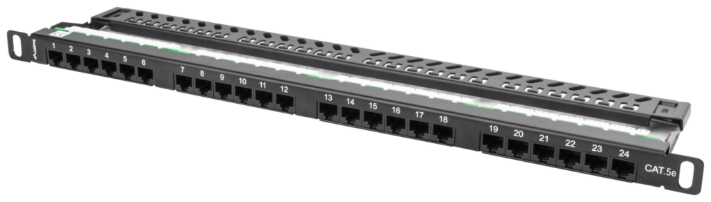 PATCH PANEL 24 PORT KAT.5E 19”